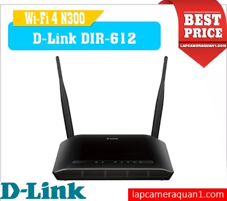 Lắp camera quận 1, Wifi 4 N300 D-Link DIR-612