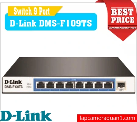 Lắp đặt camera Switch 9 Port D-Link DMS-F109TS