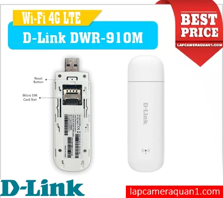 Lắp camera quận 1, Wi-Fi 4G LTE USB D-Link DWR-910M