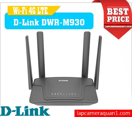 Lắp đặt camera Router Wi-Fi D-Link DWR-M930