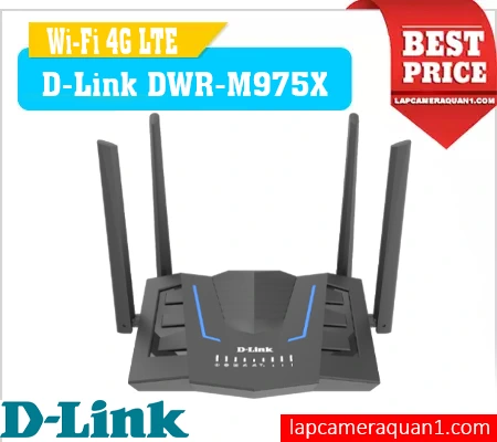 DWR-M975X, D-Link DWR-M975X, Router DWR-M975X, Bộ định tuyến DWR-M975X, Mobile Router DWR-M975X, Wi-Fi 6 Router DWR-M975X, 4G+ LTE Router DWR-M975X
