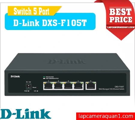 Bộ Chuyển Mạch D-Link DXS-F105T , Switch D-Link DXS-F105T , Switch 5 port D-Link DXS-F105T , Bộ Chuyển Mạch Thông Minh D-Link DXS-F105T , Bộ Chia Mạng D-Link DXS-F105T , Bộ Chuyển Tín Hiệu Mạng DXS-F105T , DXS-F105T