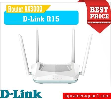 Lắp đặt camera Router W-Fi 6 D-Link R15