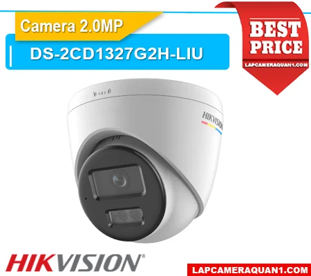 Lắp đặt camera Camera ColorVu Hikvision DS-2CD1327G2H-LIU