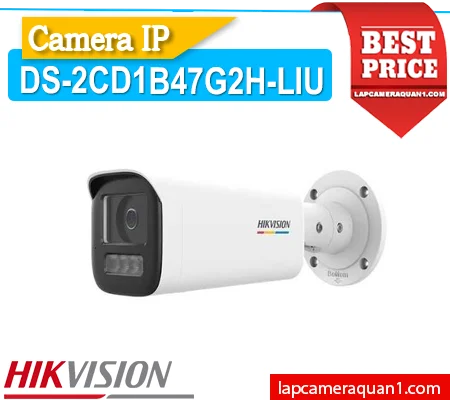 Lắp đặt camera Camera IP Hikvision DS-2CD1B47G2H-LIU