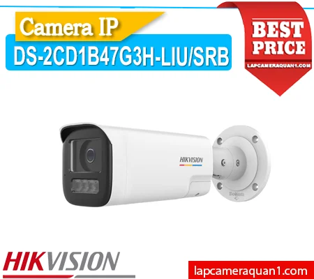 Lắp đặt camera Camera IP Hikvision DS-2CD1B47G3H-LIU/SRB