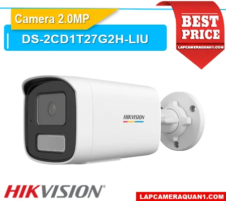 Lắp đặt camera Camera ColorVu Hikvision DS-2CD1T27G2H-LIU