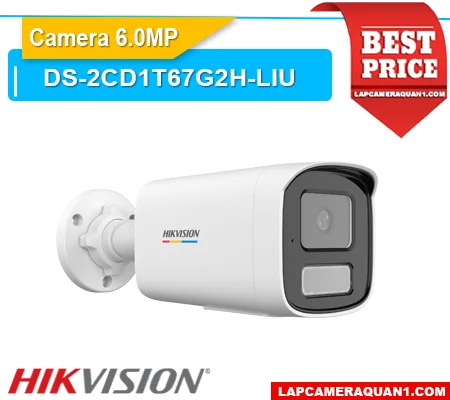 Lắp đặt camera Camera ColorVu Hikvision CDS-2CD1T67G2H-LIU