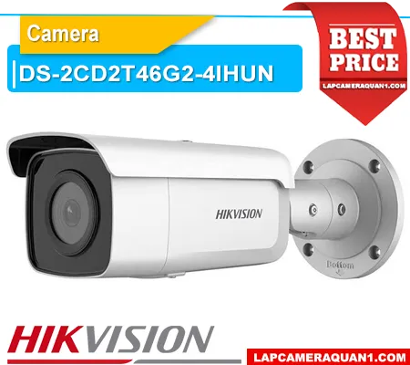 Camera Hikvision DS-2CD2T46G2-4IHUN, Camera IP Hikvision DS-2CD2T46G2-4IHUN 4MP, Camera Hikvision AcuSense 4MP, Camera thân trụ Hikvision DS-2CD2T46G2-4IHUN, Camera giám sát Hikvision 4MP, Giá camera DS-2CD2T46G2-4IHUN, Camera Hikvision phát hiện người và phương tiện, Camera Hikvision hồng ngoại ban đêm, Lắp đặt camera Hikvision DS-2CD2T46G2-4IHUN tại TP.HCM