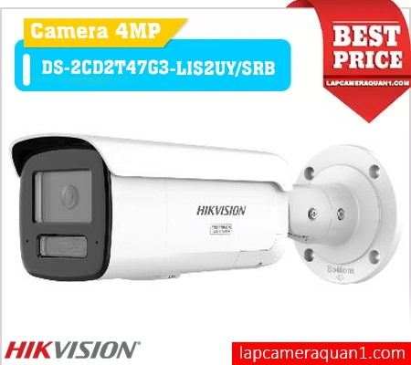 Camera thân DS-2CD2647G3-LIZS2UY/SRB, DS-2CD2647G3-LIZS2UY/SRB báo động thông minh, Hikvision DS-2CD2647G3-LIZS2UY/SRB, DS-2CD2647G3-LIZS2UY/SRB hồng ngoại màu, Camera DS-2CD2647G3-LIZS2UY/SRB có loa cảnh báo, DS-2CD2647G3-LIZS2UY/SRB , DS-2CD2647G3-LIZS2UY/SRB 