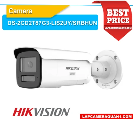 DS-2CD2T87G3-LIS2UY/SRBHUN, Camera DS-2CD2T87G3-LIS2UY/SRBHUN, Báo giá DS-2CD2T87G3-LIS2UY/SRBHUN, Thông số kỹ thuật DS-2CD2T87G3-LIS2UY/SRBHUN, Camera Hikvision DS-2CD2T87G3-LIS2UY/SRBHUN 8MP, DS-2CD2T87G3-LIS2UY/SRBHUN ColorVu HikAI-ISP, Mua DS-2CD2T87G3-LIS2UY/SRBHUN chính hãng