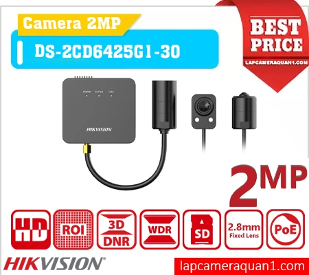 Camera Giấu Kín DS-2CD6425G1-30, Camera Mini DS-2CD6425G1-30, Camera Bí Mật DS-2CD6425G1-30, Camera 2MP DS-2CD6425G1-30, Camera Âm Trần DS-2CD6425G1-30, Camera Quan Sát Kín DS-2CD6425G1-30, Camera Hồng Ngoại DS-2CD6425G1-30
