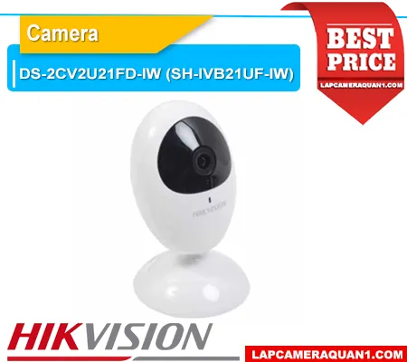 camera DS-2CV2U21FD-IW, camera Hikvision DS-2CV2U21FD-IW, camera SH-IVB21UF-IW, camera WiFi Hikvision 2MP, camera IP Hikvision DS-2CV2U21FD-IW, giá camera DS-2CV2U21FD-IW, camera Hikvision đàm thoại hai chiều, lắp đặt camera WiFi Hikvision, camera quan sát trong nhà Hikvision