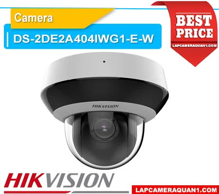 Camera HIKVISION PTZ Mini DS-2DE2A404IWG1-E/W, DS-2DE2A404IWG1-E/W, Camera PTZ Hikvision 4MP, Camera AcuSense Zoom 4X, Camera WiFi Hikvision, Camera Speed Dome Mini, Camera AI Hikvision, Camera IP ngoài trời IP66