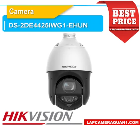 Camera HIKVISION DS-2DE4425IWG1-EHUN, DS-2DE4425IWG1-EHUN, Camera Speed Dome DS-2DE4425IWG1-EHUN, Camera PTZ Hikvision 4MP, Camera Zoom Quang 25X Hikvision, Camera DarkFighter AI-ISP, Camera AcuSense Hikvision, Camera Hồng Ngoại 100m
