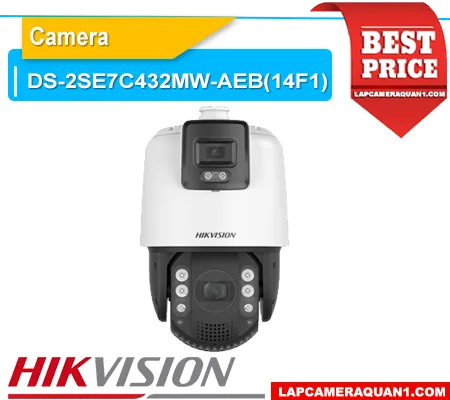 Camera Hikvision DS-2SE7C432MW-AEB(14F1), DS-2SE7C432MW-AEB(14F1), Camera PTZ Hikvision Zoom 32X, Camera ColorVu 4MP Hikvision, Camera PTZ Hồng Ngoại 200m, Camera Hai Ống Kính Hikvision, Camera Giám Sát Ngoài Trời 4MP, Camera Speed Dome Hikvision