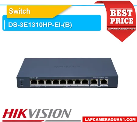 DS-3E1310HP-EI(B), Switch PoE DS-3E1310HP-EI(B), Báo giá DS-3E1310HP-EI(B), Thông số kỹ thuật DS-3E1310HP-EI(B), Switch Hikvision DS-3E1310HP-EI(B), Mua DS-3E1310HP-EI(B) chính hãng, Đánh giá DS-3E1310HP-EI(B), Switch PoE Smart DS-3E1310HP-EI(B), Bộ chuyển mạch PoE DS-3E1310HP-EI(B)