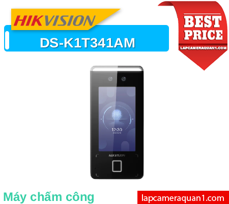 Lắp đặt camera Máy Chấm Công DS-K1T341AM Hikvision