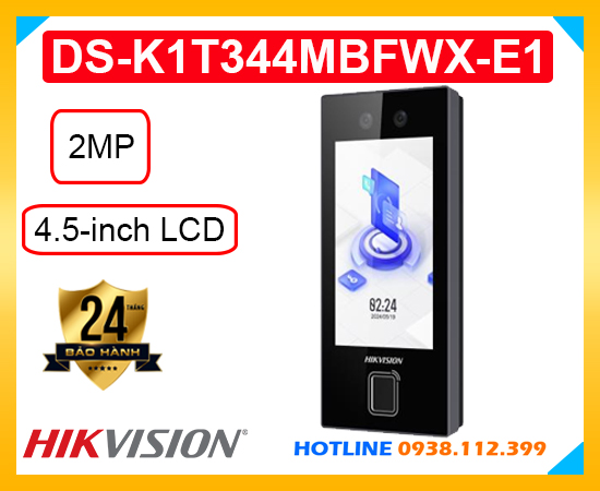 Chấm Công Vân Tay,thông số DS-K1T344MBFWX-E1,DS-K1T344MBFWX-E1 Giá Hấp Dẫn,Thông số DS-K1T344MBFWX-E1