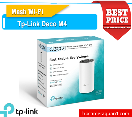 Deco M4, wifi Deco M4, router Deco M4, router wifi Deco M4, access point Deco M4, thông số Deco M4, thông số kỹ thuật Deco M4, cấu hình Deco M4, giá Deco M4