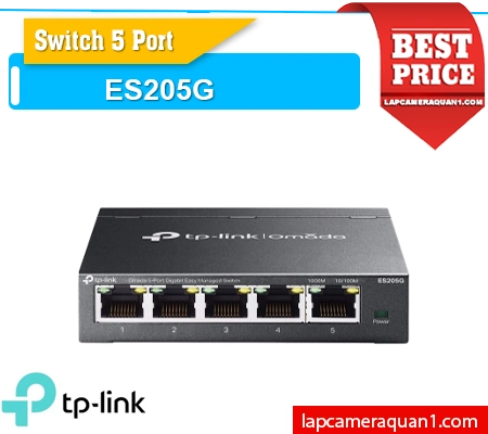 Lắp đặt camera Bộ Chia Mạng TP-Link ES205G