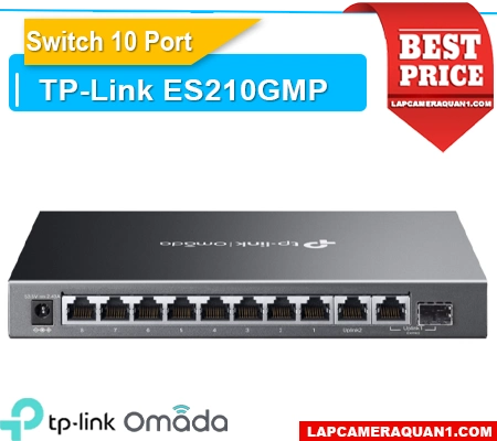 Lắp đặt camera Switch 10 cổng Gigabit ES210GMP