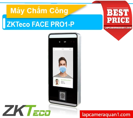 Lắp đặt camera Máy Chấm Công FacePro1-P Tốc độ xử lý dưới 1s