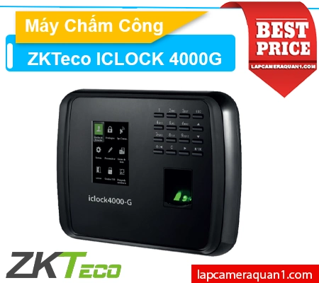 máy chấm công ICLOCK 4000G, ICLOCK 4000G, thông số ICLOCK 4000G, thông số kỹ thuật ICLOCK 4000G, cấu hình ICLOCK 4000G, giá ICLOCK 4000G, thiết bị kiểm soát ra vào ICLOCK 4000G, ICLOCK 4000G chính hãng, giá hãng ICLOCK 4000G