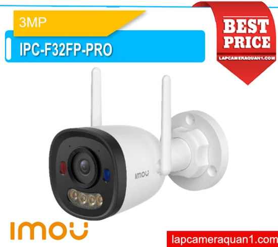camera imou ipc-f32fp-pro, camera wifi ngoài trời 3mp, camera full color imou, camera wifi 6 imou, camera chống nước ip67 imou