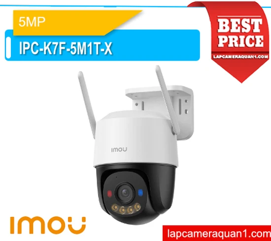 Lắp đặt camera Camera IP PT 4G 5MP IMOU IPC-K7F-5M1T-X