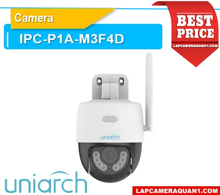IPC-P1A-M3F4D, camera IPC-P1A-M3F4D wifi ngoài trời, IPC-P1A-M3F4D quay quét 360 độ, IPC-P1A-M3F4D 3MP chính hãng, IPC-P1A-M3F4D đàm thoại 2 chiều, IPC-P1A-M3F4D hồng ngoại 30m, IPC-P1A-M3F4D chống nước IP66, IPC-P1A-M3F4D lưu trữ 256GB, IPC-P1A-M3F4D camera UNV thông minh
