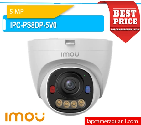 Lắp đặt camera Camera IP Full Color 5MP IMOU IPC-PS8DP-5V0