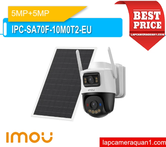 Lắp đặt camera Camera IP WiFi 5MP+5MP IMOU IPC-SA70F-10M0T2-EU