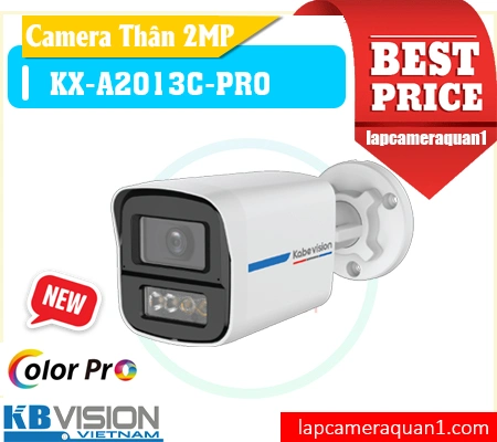 Camera ngoài trời KX-A2013C-PRO, Camera thân có mic KX-A2013C-PRO, Camera chống nước KX-A2013C-PRO, Camera quan sát 2MP KX-A2013C-PRO, Camera hồng ngoại ánh sáng ấm KX-A2013C-PRO, Camera AI ISP KX-A2013C-PRO, Camera giám sát ngoài trời KX-A2013C-PRO