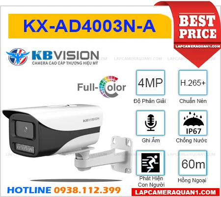 Camera KBVISION KX-AD4003N-A (4MP),thông số KX-AD4003N-A,KX AD4003N A,Thông số KX-AD4003N-A 4.0 MP Độ phân giải Ultra 2k , Camera KX-AD4003N-A Chất lượng nhất,KX-AD4003N-A Siêu rẻ,bán KX-AD4003N-A