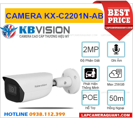 KX-C2201N-AB Camera KBVISION (2MP), camera quan sát KX-C2201N-AB, lắp đặt camera KX-C2201N-AB, lắp camera KX-C2201N-AB giá rẻ, camera giám sát KX-C2201N-AB, camera KX-C2201N-AB chính hãng, camera KX-C2201N-AB giá rẻ, camera ghi âm KX-C2201N-AB,