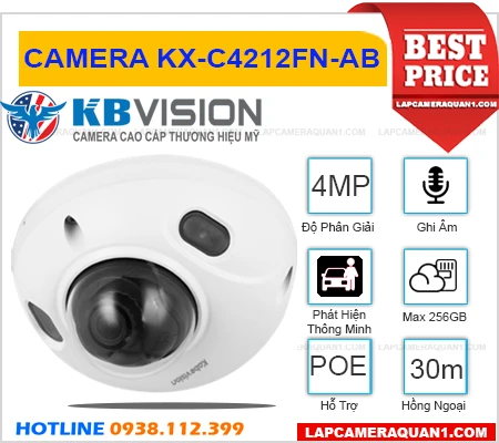 KX-C4212FN-AB Camera KBVISION (4MP), camera quan sát KX-C4212FN-AB, lắp đặt camera KX-C4212FN-AB, camera chính hãng KX-C4212FN-AB, lắp camera KX-C4212FN-AB giá rẻ, camera ghi âm KX-C4212FN-AB, camera KX-C4212FN-AB giá rẻ,