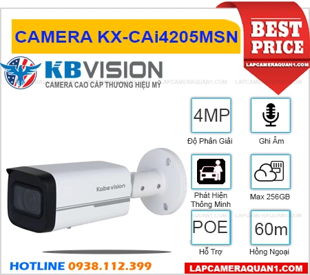 Camera KBVISION KX-CAi4205MSN Ghi Âm (4MP), camera quan sát KX-CAi4205MSN, lắp đặt camera KX-CAi4205MSN, lắp camera KX-CAi4205MSN giá rẻ, camera chính hãng KX-CAi4205MSN, camera giám sát KX-CAi4205MSN, camera ghi âm KX-CAi4205MSN, Camera KBVISION KX-CAi4205MSN,