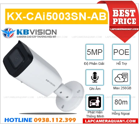 Camera KBvision KX-CAi5003SN-AB,Bán Giá KX-CAi5003SN-AB,Giá buôn KX-CAi5003SN-AB,Camera Cấp Nguồn Qua Dây Mạng với chức năng Ánh Sáng Kép Vừa Hồng Ngoại Vừa Đèn trợ sáng KX-CAi5003SN-AB KBvision Với giá cạnh tranh bán rẻ,