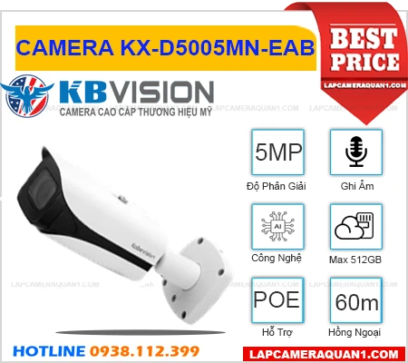 Camera KBVISION KX-D5005MN-EAB (5MP), camera quan sát KBVISION KX-D5005MN-EAB, camera ghi âm KBVISION KX-D5005MN-EAB, lắp đặt camera KBVISION KX-D5005MN-EAB, camera chính hãng KBVISION KX-D5005MN-EAB, KBVISION KX-D5005MN-EAB, KX-D5005MN-EAB, camera KX-D5005MN-EAB giá rẻ,