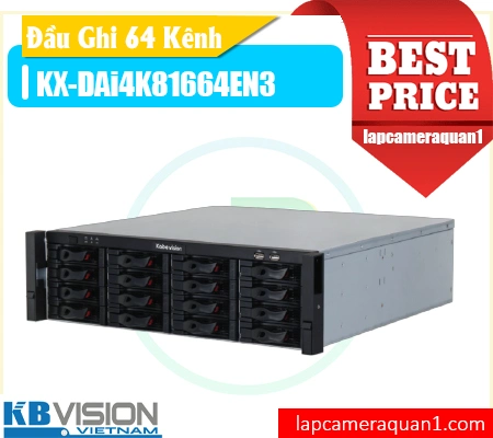 Đầu ghi hình IP 64 kênh KX-DAi4K81664EN3, Đầu thu IP KX-DAi4K81664EN3, Đầu ghi camera 64 kênh KX-DAi4K81664EN3, Đầu ghi AI KX-DAi4K81664EN3, Đầu ghi nhận diện khuôn mặt KX-DAi4K81664EN3, Đầu ghi hỗ trợ RAID KX-DAi4K81664EN3, Đầu ghi camera IP 12MP KX-DAi4K81664EN3