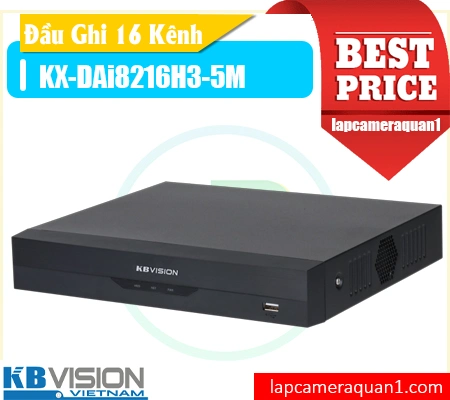Đầu ghi hình KX-DAi8216H3-5M, Đầu ghi 16 kênh KX-DAi8216H3-5M, Đầu ghi AI KX-DAi8216H3-5M, Đầu ghi hỗ trợ camera IP KX-DAi8216H3-5M, Đầu ghi HDCVI KX-DAi8216H3-5M, Đầu ghi KBVISION KX-DAi8216H3-5M, Đầu ghi camera thông minh KX-DAi8216H3-5M