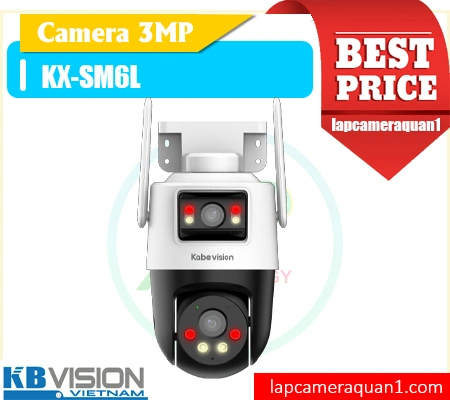 camera wifi quay quét KX-SM6L, camera 2 ống kính ngoài trời KX-SM6L, camera wifi 6mp KX-SM6L, camera cảnh báo thông minh KX-SM6L, camera hồng ngoại có màu KX-SM6L, camera tích hợp loa mic KX-SM6L, camera không dây kbvision KX-SM6L

