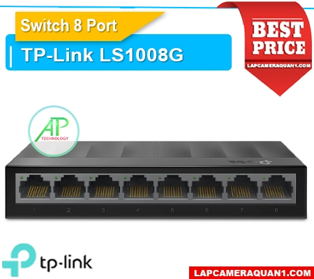 LS1008G, Switch LS1008G, TP-Link LS1008G, Bộ chia mạng LS1008G, Bộ chuyển mạch LS1008G, Switch 8 cổng LS1008G, TP-Link LS1008G Gigabit