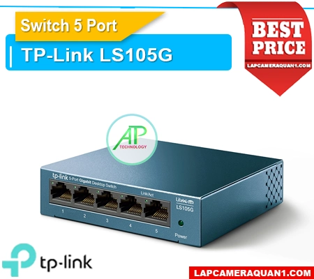 LS105G, Switch LS105G, TP-Link LS105G, Bộ chia mạng LS105G, Bộ chuyển mạch LS105G, Switch 5 cổng LS105G, TP-Link LS105G Gigabit