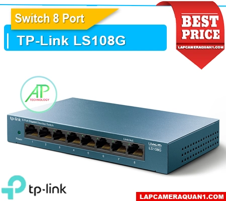 LS108G, Switch LS108G, TP-Link LS108G, Bộ chia mạng LS108G, Bộ chuyển mạch LS108G, Switch 8 cổng LS108G, TP-Link LS108G Gigabit