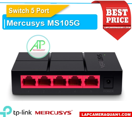 Lắp đặt camera Switch 5 Port MS105G