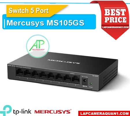 Lắp đặt camera Bộ chuyển mạch MS105GS