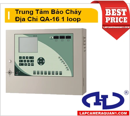 Lắp đặt camera Trung Tâm Báo Cháy Horing QA-16 1 loop