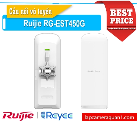Lắp đặt camera Cầu nối vô tuyến RUIJIE RG-EST450G
